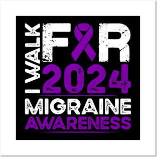 Migraine Awareness 2024 Walk Posters and Art